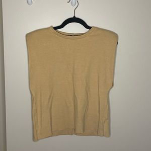 Zara sweater muscle top